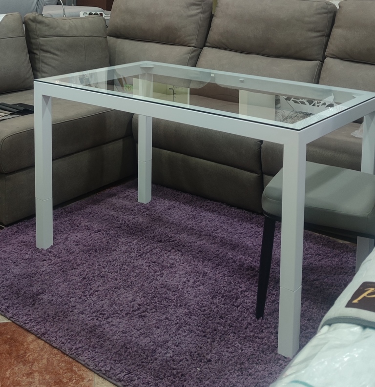 10178-233 Mesa 120x70x73cms. con cristal